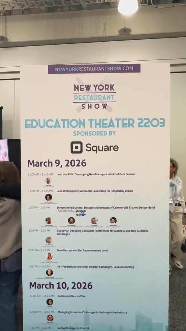 🚨 New York Restaurant Show – Workshop Tomorrow!
If you own, operate, or are planning to open a restaurant, don’t miss this session.
📍 Education Theater 2203
🕚 Tomorrow at 11:00 AM
I’ll be sharing real strategies restaurant owners use to increase profitability, control costs, and build sustainable operations in today’s challenging market.
This is not theory, these are hands-on systems used in real restaurants.
And if you stay until the end of the workshop, I’ll share a bonus weekly scorecard template that helps restaurant owners monitor their key numbers and stay on top of their business every single week.
If your sales look good but your bank account doesn’t, this workshop is for you.
Come ready to learn, take notes, and ask questions.
See you there.
Al Kanbar
Hands-On Restaurant Coach
#NewYorkRestaurantShow #RestaurantProfit #RestaurantOwners #HospitalityIndustry #RestaurantCoach RestaurantConsultant FoodserviceIndustry