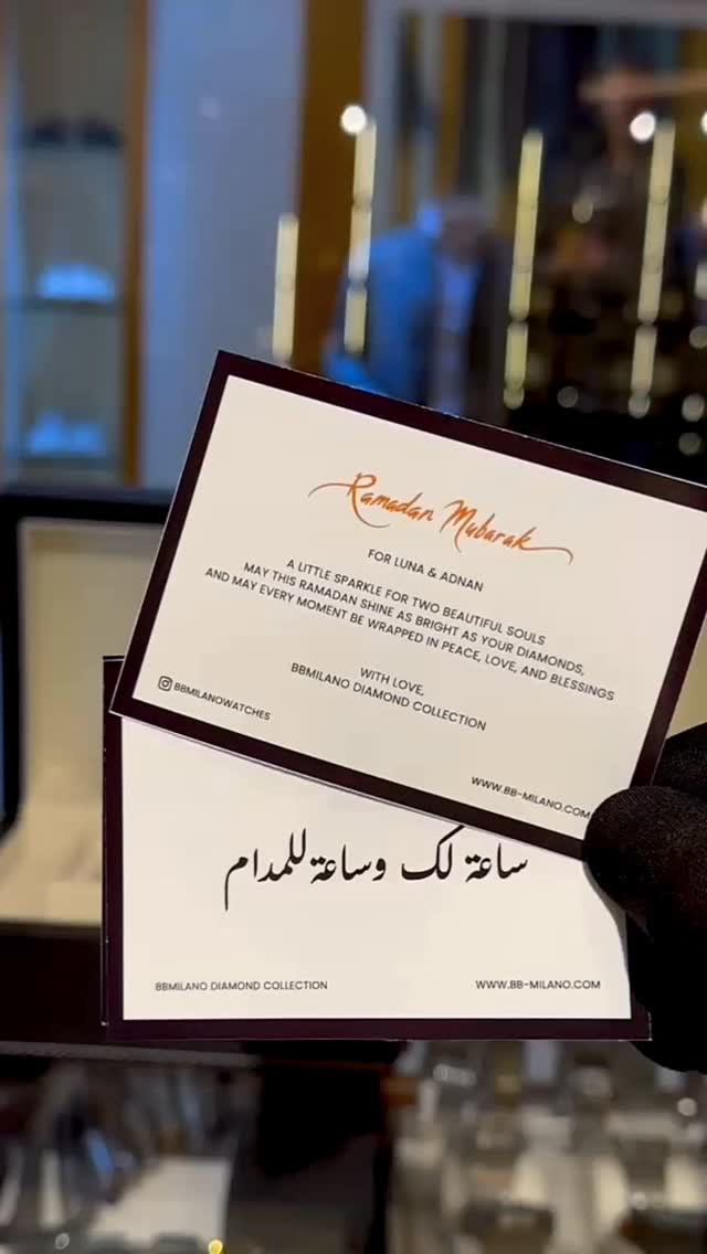 ساعة لكـ وساعة للمدام ✨🌙
BBMILANO Diamond Collection Available Now in our website 💎
#luxurywatch #newcollection #dubai #ramadanmubarak #explorar