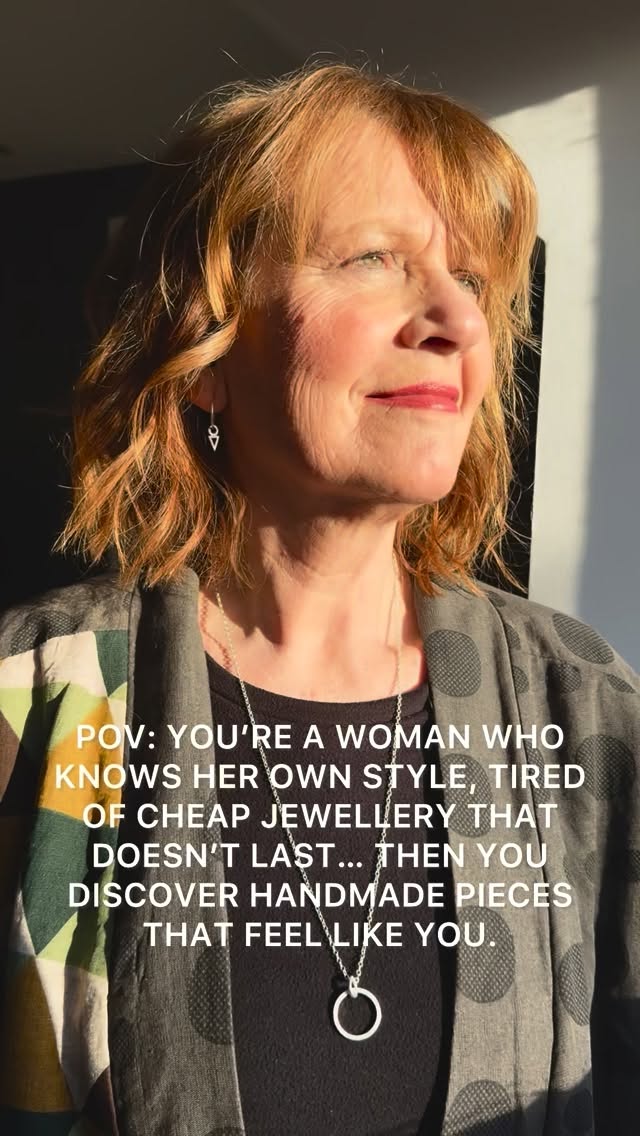 Women reach a point where they stop buying things because they think they should… and start choosing what they genuinely love.
Quality matters more. Craft matters more. And personal style becomes something you trust rather than question.
That’s exactly why I design my pieces the way I do.
Handmade in sterling silver and gold, built to last, and designed to be worn every day.
Jewellery that feels like you.
And this woman here? My mum.
Absolutely owning it and making Hazel Mairs Jewellery sing.
Discover the meaning behind each piece at hazelmairsjewellery.com 🔗 link in bio
#hazelmairsjewellery #handmadejewellery #scottishjewellery #jewellerywithmeaning #slowfashionstyle