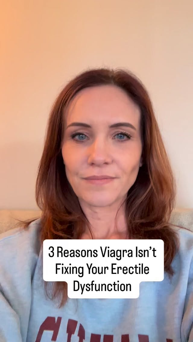 Viagra might help increase your blood flow, but it doesn’t fix these 3 issues that can prevent an erection or the ability to maintain one:
High stress and anxiety
Pressure to perform during sex
Your nervous system stuck in fight or flight mode
If you want to learn if these issues could be impacting your erections, listen to Episode 9 of The RISE to Intimacy podcast today!
#risetointimacy #erectiledysfunction #nervoussystemhealing #couplestherapy #rvatherapist