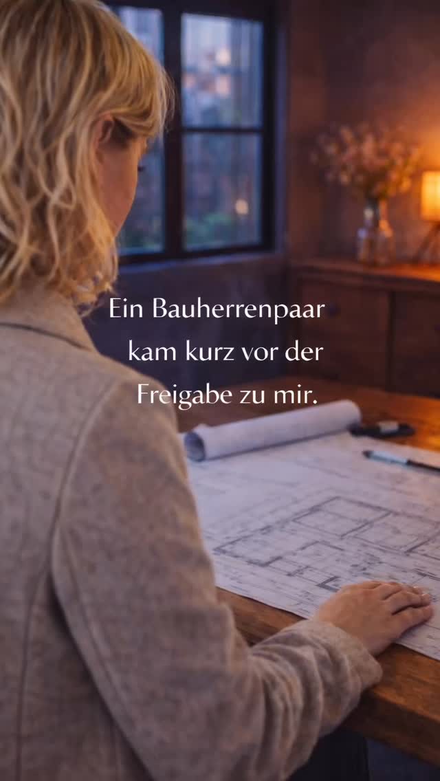 Auf dem Plan sah es grosszügig aus.
Im Alltag hätte es jeden Tag gestört.
Wir haben nur wenige Zentimeter angepasst.
Heute funktioniert der Raum selbstverständlich.
Die meisten merken erst nach dem Einzug,
ob ihr Grundriss wirklich durchdacht war.
Ihr könnt es vorher wissen.
Wenn euer Plan kurz vor der Freigabe steht,
schreibt mir „Sicherheit“.
Bevor aus einer Kleinigkeit
eine dauerhafte Gewohnheit wird.