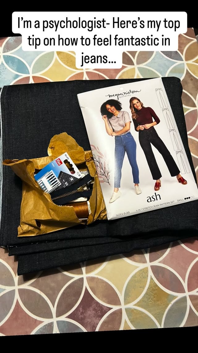 I’ll admit this isn’t the quickest or easiest way to get a new pair of jeans but it has absolutely changed how I feel when I wear them! #ashjeans #megannielsenpatterns