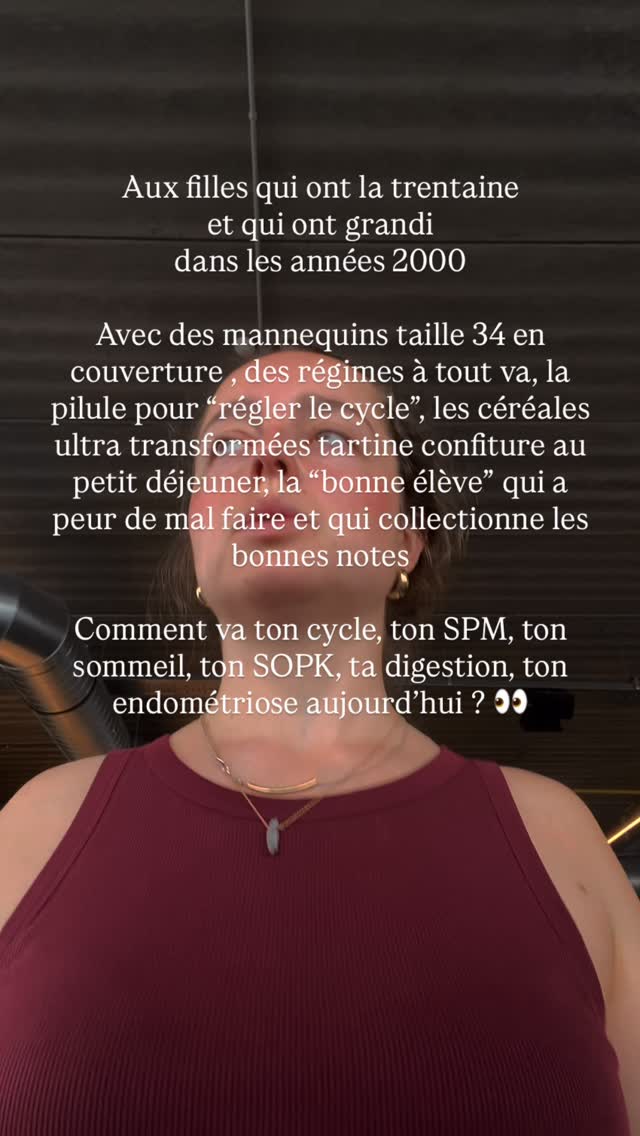 Qui se reconnaît ? 👀👀
Bienvenue !! 🫶
Moi c’est Eugénie👋
Je t’aide à apaiser tes symptômes de déséquilibres hormonaux pour que tu retrouves énergie, sérénité et confiance en toi ✨
👉Tu veux apaiser ta relation avec ton alimentation ?
💬 Ecris “PODCAST” pour découvrir le dernier épisode avec Romane Leblanc, psychologue spécialisée en TCA
👉Tu veux savoir ce que tu peux faire pour apaiser tes symptômes et rééquilibrer tes hormones ? (SOPK, endométriose, Hypofertilité, hypothyroïdie)
💬 Ecris “AIDE” et je t’envoie un formulaire gratuit pour faire le point 🙌
🤌 Et n’oublie pas de t’ABONNER pour tous les conseils HappyHormones 😉