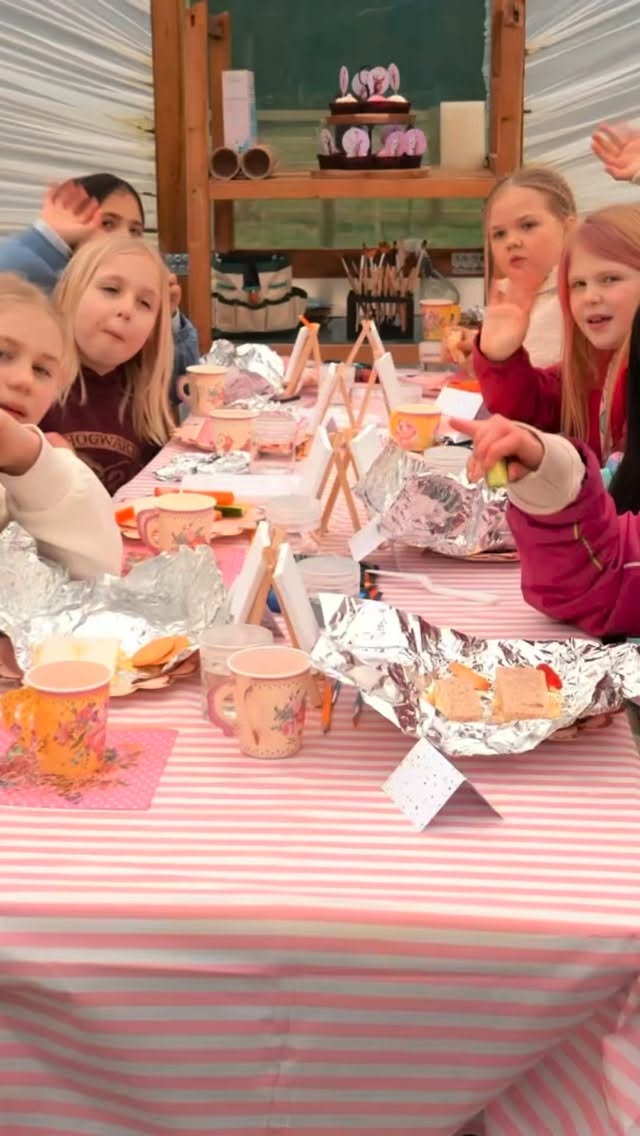What a start to the season hosting these wonderful girls for a birthday party to remember #kidsparty #farmparty #outdoorparty #cartmel #lakedistrict