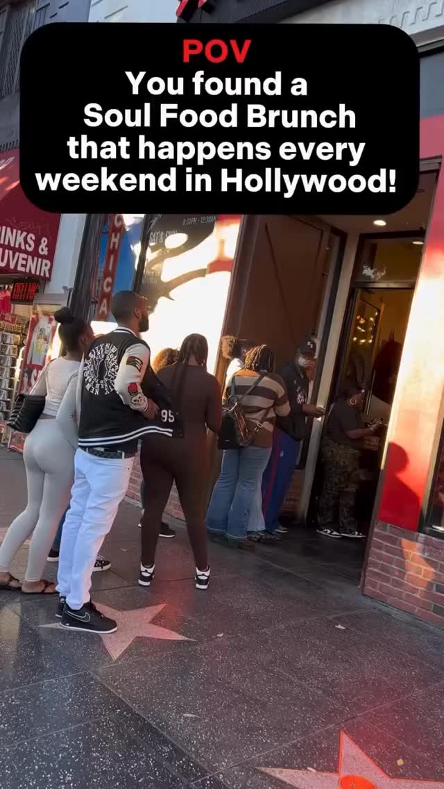 ⭐️HOLLYWOOD⭐️ TODAY‼️
SOUL FOOD BRUNCH🥂🥳
You already know where the party is!
Every Saturday and Sunday
12pm - 6pm
Reserve your table! (Link in bio)
Sounds by @djkobeofficial
🐔 Harold’s Chicken
Chicago’s Famous Chicken & Mild Sauce⠀
📍6523 Hollywood Blvd