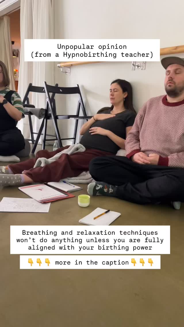 There I said it!
Don’t get me wrong, breathing and relaxation techniques are powerful things making such a difference during labour. However, they are not enough on their own, women need to be able to deeply trust their birthing instincts, their birthing body. And birth partners need to be able to trust this too. In my courses I teach folks all about physiological birth so that they can begin a journey of understanding and deep trust in the wild flow of birth. Birthing woman and birth partners aligned and strong as a team rooted in understanding and trust in birth physiology.
And do you know what else I teach that in this day and age (in my opinion) is far more foundational than any breathing technique, I teach people about the medical system, about how they will likely have to navigate it, to protect their birth from being unnecessary medicalised. It breaks my heart to share with you all that our beloved NHS system has little to no trust in birth - I mean have you seen our uk induction and cesarean rates- in the last 10 years we have gone from 25% cesarean rate to almost 50% now. Birth is not getting more dangerous, but the medical system is forgetting how birth works and making systems that are not aligned with the majority of birthing women. My courses help people understand their options and the pitfalls of the NHS and come away with tools to navigate it as well as a deeper listening to their instincts of what they truly need.
If you would like to join a course that takes the best of Hypnobirthing and weaves in so much more for you to deeply trust your birthing power then check out my course dates or get in touch for more info.
#Birthinyourpower #birthrights #letsprotectbirth #listentoyourinstincts birtheducation