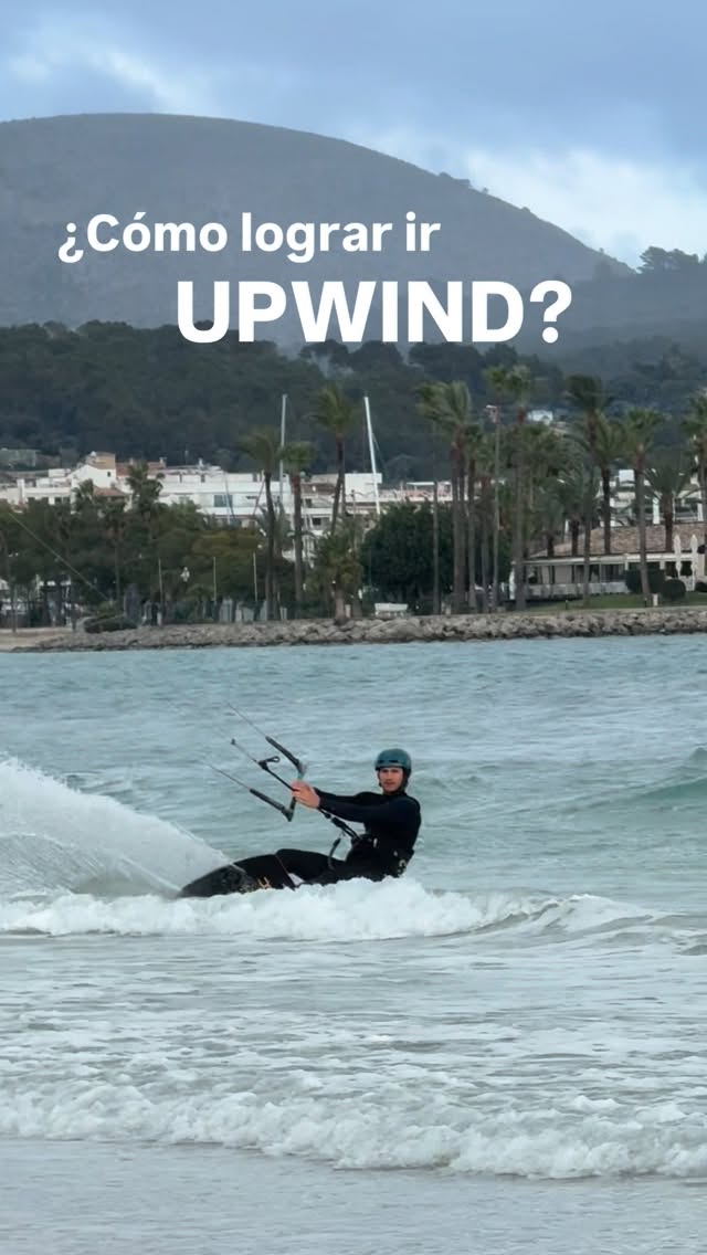 3 pasos para que puedas practicar UPWIND #kitesurf #kitesurfing #mallorca