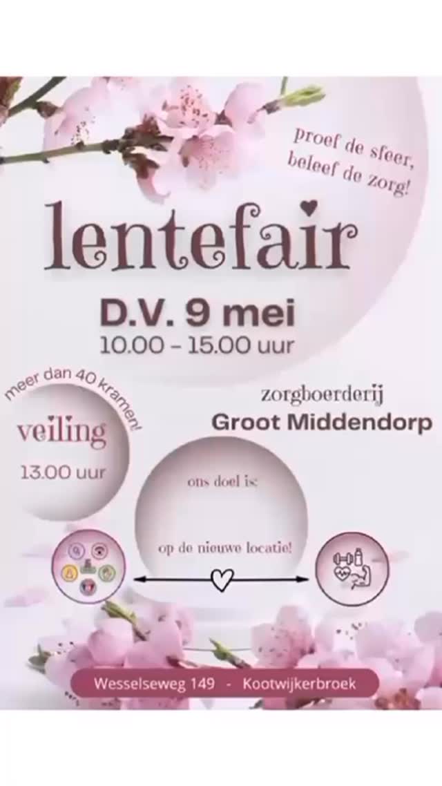 Welkom op onze jaarlijkse lentefair! 🌸 ☀️