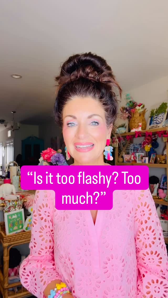 Last weekend I watched so many women pick up something colorful they loved…
and immediately ask “Is it too much?”
Too much for who??
Somewhere along the way we were taught to dim it down. That standing out is a negative thing.
I’m here to tell you that color is not the problem.
Shrinking yourself is.
If something lights you up when you see it, then wear it. Life is too short for boring & beige.
As my friend Iris Apfel reminds us, “More is more. Less is a bore.” 💁🏻♀️
The women building beautiful, expansive lives aren’t worried about being too much.
They’re done being less.
Please don’t dim your light just because someone else prefers the dark.
If you want to incorporate more color, and feel overwhelmed, my style guide is your perfect starting point. Comment “style” to grab yours today 🩷🌈