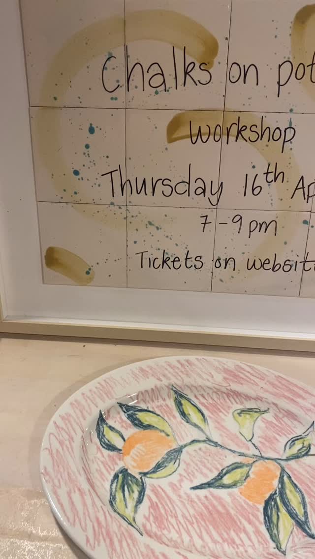 🎨 Tickets for our next Chalks on Pottery workshop with Emma are on the website 🎨 enjoy exploring this new medium in a relaxed setting at The Ugly Duckling. We saw some truly spectacular pieces created at the last one and cannot wait to see what you create at this one