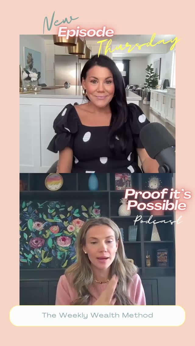 This week, we're sharing our successful method of making weekly income goals and the importance of setting realistic and stretchy goals to build your confidence and embody the Proof It's Possible mindset. Try our weekly wealth method and let us know how it goes in the comments! We'd love to hear from you.
Listen on Apple Podcasts now: https://podcasts.apple.com/us/podcast/the-weekly-wealth-method/id1701817189?i=1000754836685
#proofitspossiblepodcast #successmindset #mindsetmatters #goals #entrepreneurtips