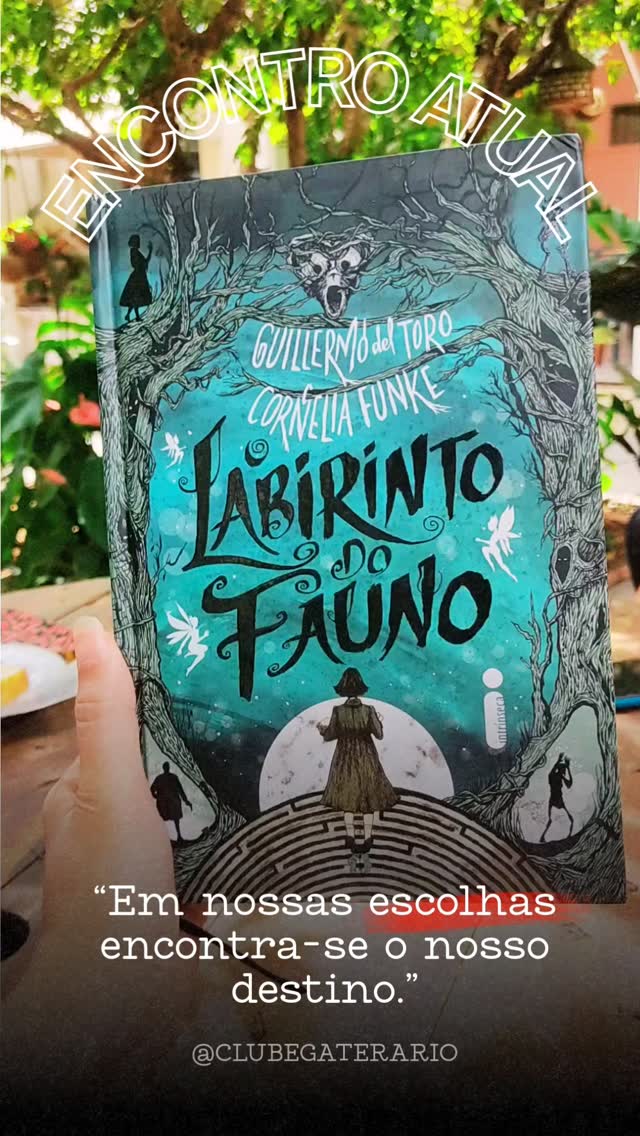 Essa é uma das frases que vem marcando muitas pessoas que assistem ao filme O labirinto do fauno, no livro encontramos reflexões igualmente maravilhosas. Nesse mês de Março iremos discutir o livro que foi baseado no filme no nosso clube do livro! Vem participar! ❤️