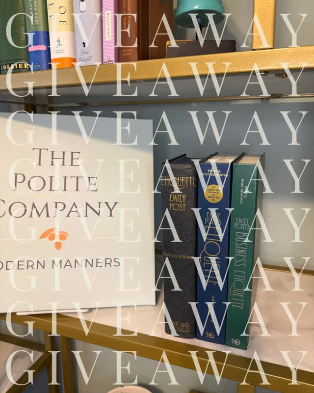 We are 10 days away from National Common Courtesy Day, and the perfect time to celebrate with a giveaway!
Thanks to my friends at the Emily Post Institute, I am giving away a copy of Emily Post's Business Etiquette. This version is updated and chock full of business etiquette tips.
I will mail it to one lucky winner. Postage included. U.S. addresses only.
To enter
Like this post
Follow my page
Comment with one workplace etiquette question you have.
The winner will be announced on March 21, 2026.
#ThePoliteCompany #BusinessEtiquette #CommonCourtesy #EtiquetteTips #EmilyPostInstitute