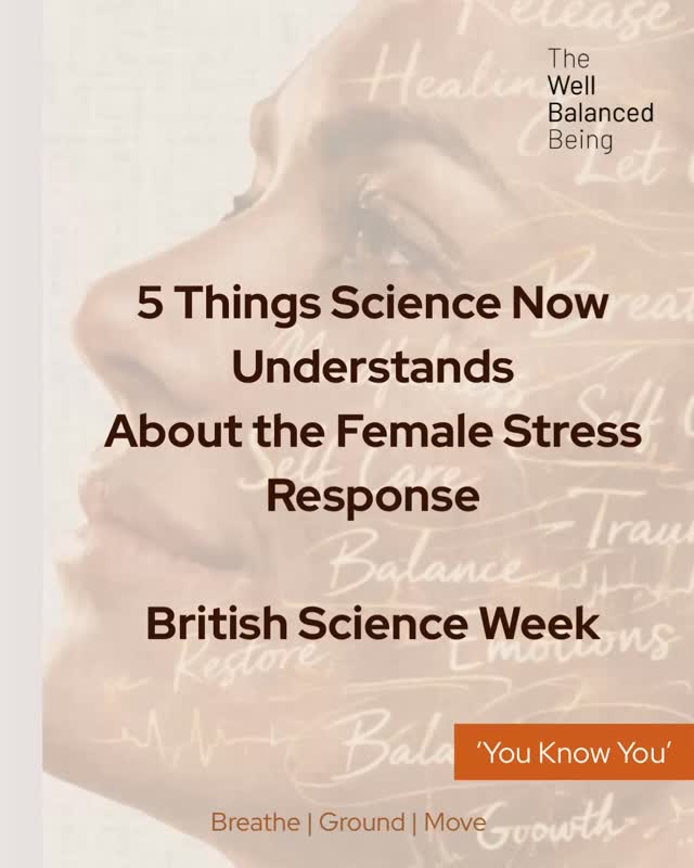 5 Things Science Now Understands About the Female Stress Response
(British Science Week)
š§”Women process stress differently
Research suggests women are more likely to show a ātend and befriendā response to stress rather than only fight-or-flight.
This response is influenced by hormones such as oxytocin, which encourages connection and social support.
š§”The nervous system is highly responsive to emotional load
Mental load, emotional labour & responsibility can activate the same physiological stress pathways as physical threats.
The body does not always distinguish between emotional pressure & physical danger.
š§”Chronic stress changes the body
Long-term stress can influence:
⢠muscle tension
⢠fascia stiffness
⢠sleep quality
⢠digestion
⢠pain sensitivity
The nervous system š§”connective tissue are closely linked.
š§”Movement and touch help regulate the nervous system
Evidence shows that movement, breathwork & therapeutic touch can support parasympathetic activity ā the system responsible for
rest | repair | recovery
This is why many people feel calmer after massage, yoga or gentle movement.
š§”Regulation is more effective than suppression
Science increasingly shows that managing stress is not about ignoring it.
It is about helping the body return to balance through breathing, movement, rest & supportive environments.
š§”Your body is not working against you.
It is responding to the load it carries.
Understanding the science helps us support the system better.
#britishscienceweek
#thewellbalancedbeing