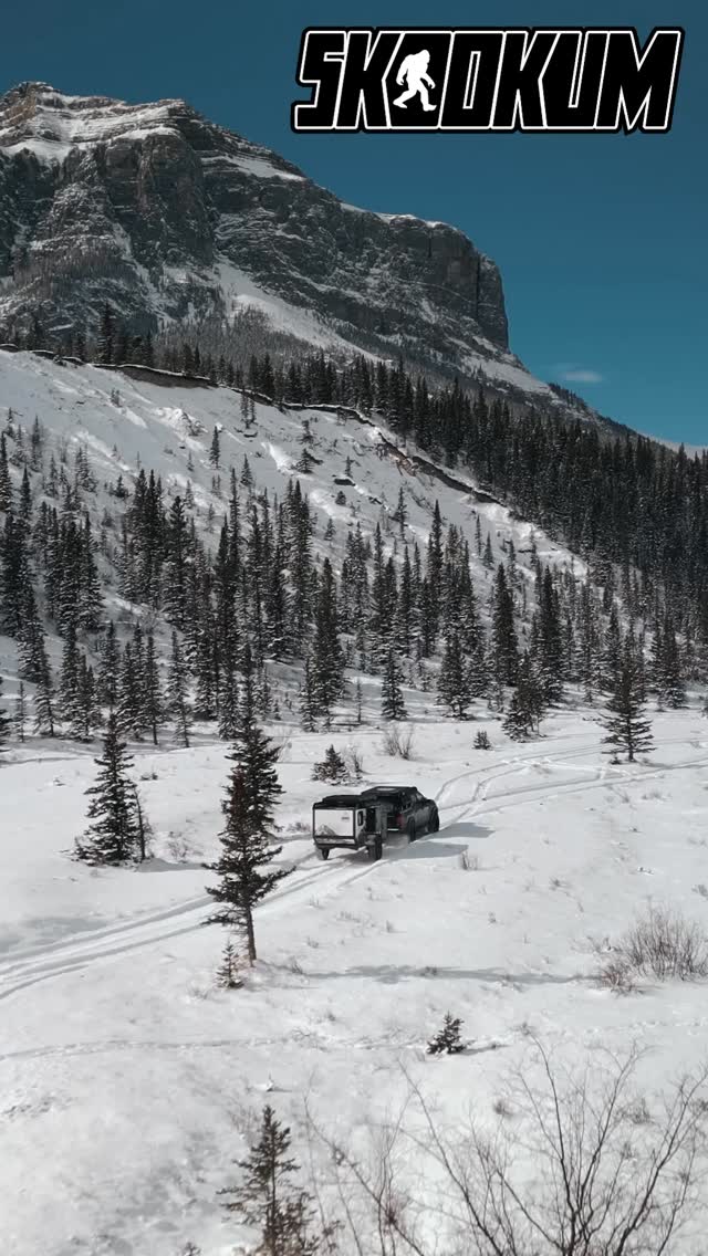 This off-road trailer was designed to actually be used. #overlandlife #adventuretrailer #wintervibe #offroadlife #exploremore