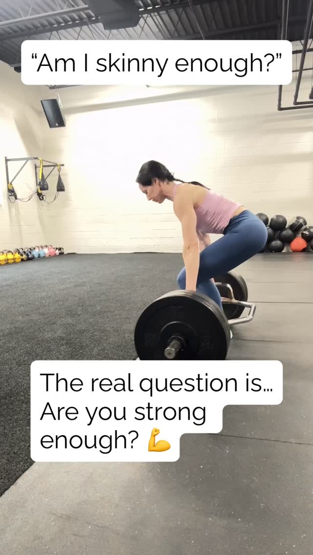 Strong over skinny every time. @fitforyou.ct Women’s Only Strength Gym. Avon, CT #womensonlygym