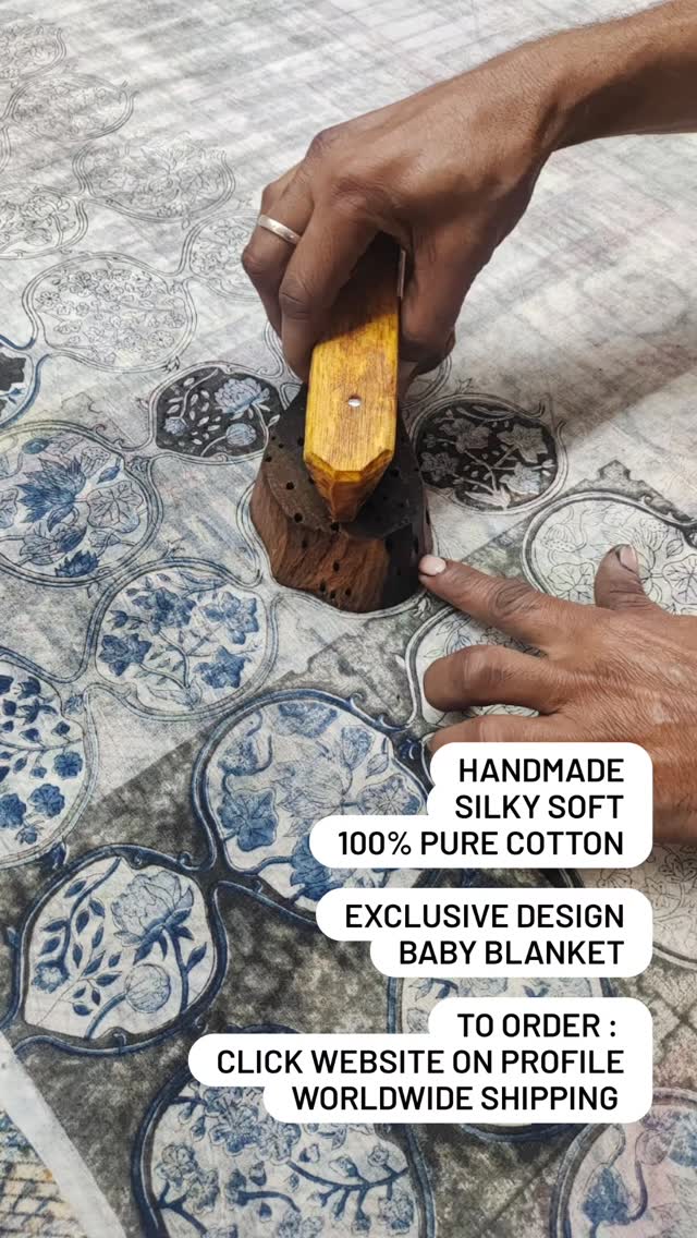 #silkysoft #handblockprinted #purecotton #babyblankets #exclusivedesign