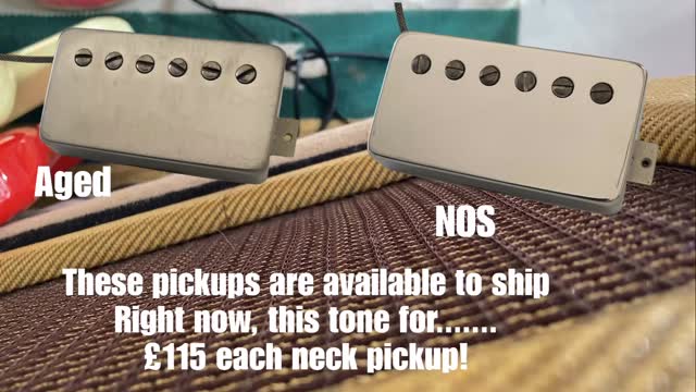 This tone for only £115! This recording was done with an iPhone on top of this amp, this is the actual recording. Sweet PAF tone with amazing bloom……why pay £350-£550 and get less for each pickup?
These 2 x neck pickups are available now ready to ship
#paf #lespaulforum #lespaulstandard
