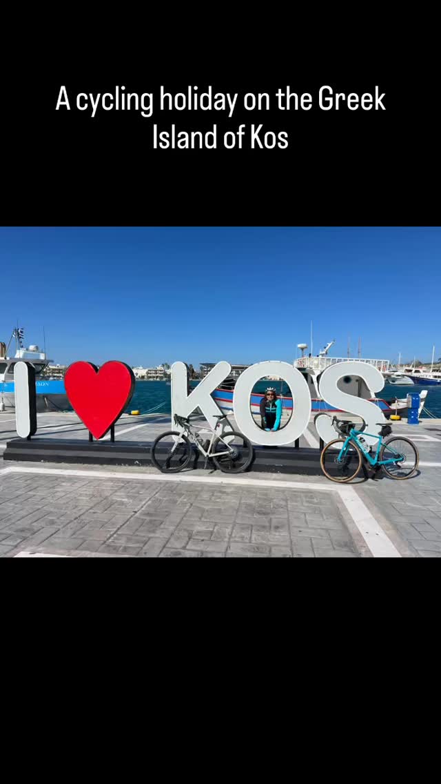Caught the ferry to The Greek island of Kos for two days of cycling leaving Lolly behind we hoped she didn’t miss us too much!