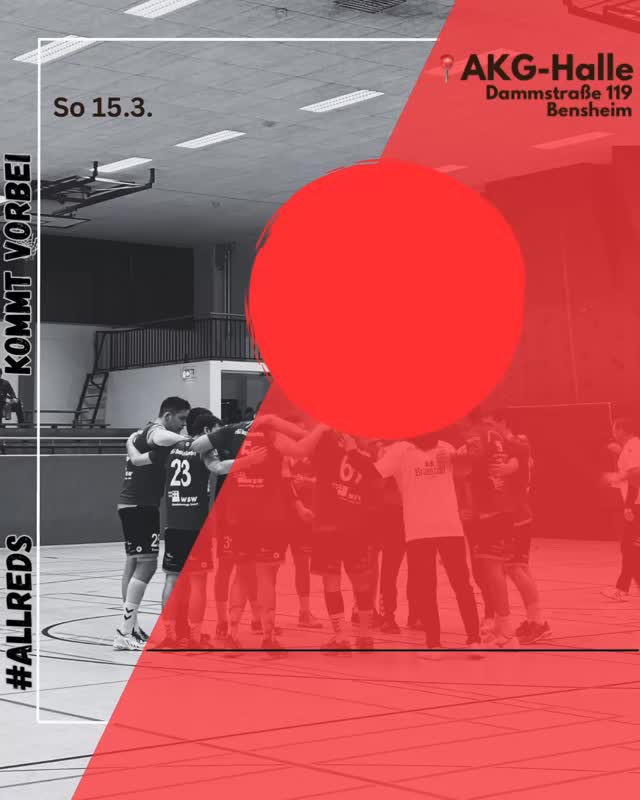 ‼️Derbytime‼️ #allreds #einehsg #hsgbensheimauerbach #derby