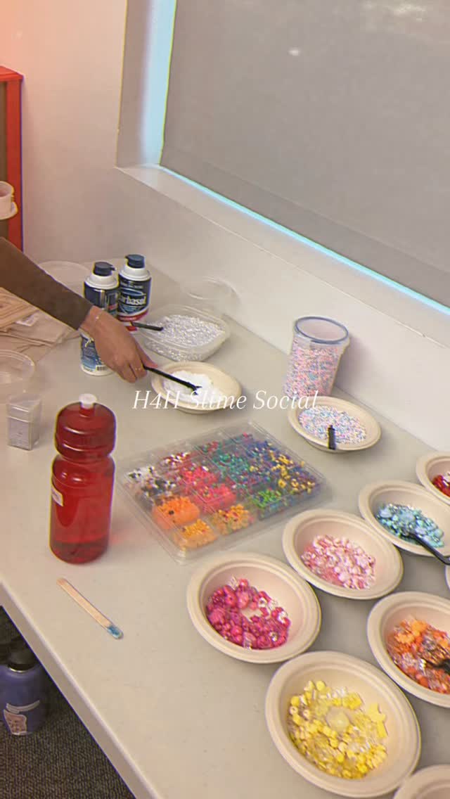 It’s sliming time! Thank you to everyone who came out to make slime with us 🫶