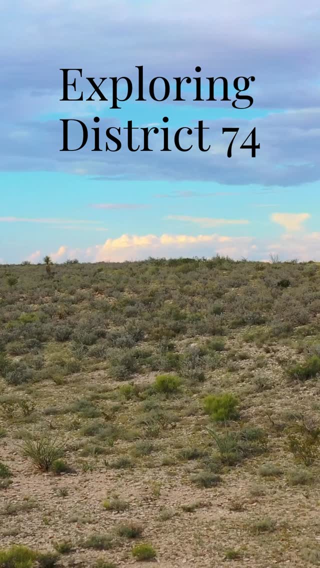 Welcome to Exploring District 74
In this new series, we’ll be traveling across all 11 counties that make up District 74 in Texas — highlighting the people, history, landscapes, and local gems that make each one special.
The goal of this series is to educate our community about District 74 while celebrating the unique character and beauty of every county it represents. From small towns to wide-open West Texas views, there’s so much to discover right here at home.
Follow along as we explore District 74, one county at a time, highlighting the communities, people, and places that make our district unique.
📍 If you’re in District 74, we’d love to hear from you. Tag us in your posts, send us a message, and share your photos so we can feature the stories and moments that represent your county.
Let’s showcase District 74 together.
#HouseDistrict74 #TexasProud #AVoiceForAll #Texas #TXLege