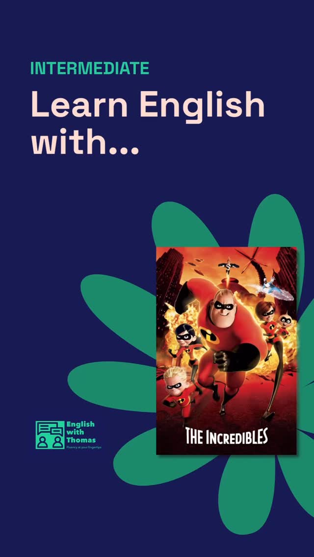 Quick intermediate English practice with The Incredibles!
Listen and select everything Mr. Incredible says in this scene.
Want the full quiz plus vocabulary and a transcript? Check out the lesson on English with Thomas now! It’s free!
#inglesencasa #inglesintermediario #inglesonline #inglesamericano #studytime