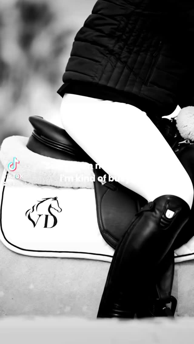 POV: someone calls but you’re on your horse 🐴🖤