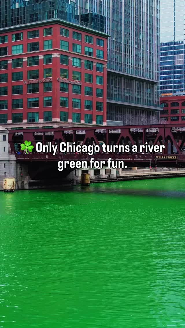 Only in Chicago do we wake up one morning and casually decide the river should be green.
St. Patrick’s Day weekend is one of those moments when the whole city feels electric. If you’re heading out, here’s what’s happening around town.
☘️ Chicago River Dyeing�The iconic moment when the river turns bright green. Crowds line the bridges and it’s pure Chicago magic.
☘️ Downtown St. Patrick’s Day Parade�Bagpipes, Irish dancers, floats, and a sea of green along Columbus Drive.
☘️ South Side Irish Parade�A Chicago tradition with huge neighborhood pride. Beverly and Mount Greenwood show up big for this one.
☘️ Riverwalk and neighborhood celebrations�Bars and restaurants across the city leaning fully into the festivities all weekend.
Chicago doesn’t just celebrate St. Patrick’s Day.�We basically turn it into a citywide personality trait for the weekend.
Save this if you’re heading downtown this weekend.
Chicago St. Patrick’s Day | �Chicago River dyeing | Downtown Chicago parade | South Side Irish Parade | �Things to do in Chicago this weekend | Living in Chicago