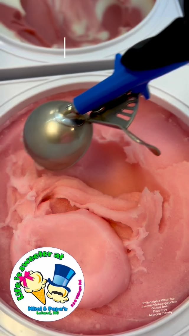 The wait is finally over! 🙌
Cotton Candy Philadelphia Water Ice is BACK!
It’s refreshing.
It’s dairy-free, gluten-free, and fat free!
It’s oh-so-tasty! ☁️🍭🩷
#cottoncandy #waterice #lifeissweeteratmimiandpapas #visitlelandnc