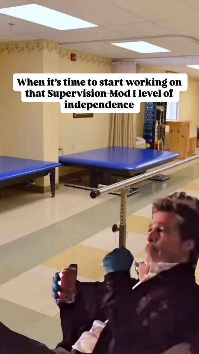šÆ That moment when you know itās time to fade assist⦠but you also know itās gonna be a wild ride š
Supervision to Mod I isnāt for the faint of heart š§ šŖ
#TherapistLife #NeuroRehab #OTPTLife #FunctionalMobility #SkilledIntervention SupervisionToModI NeuroHumor RehabReality TherapyGoals GetFunctional