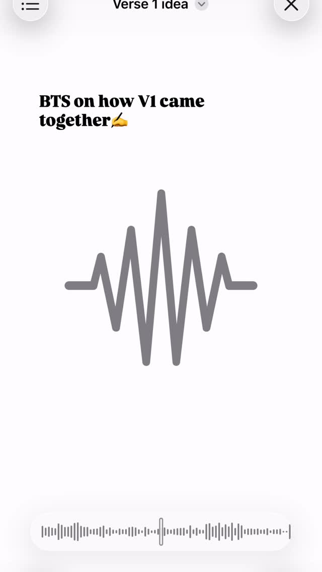 BTS from writing V1 from What If I Did✍️