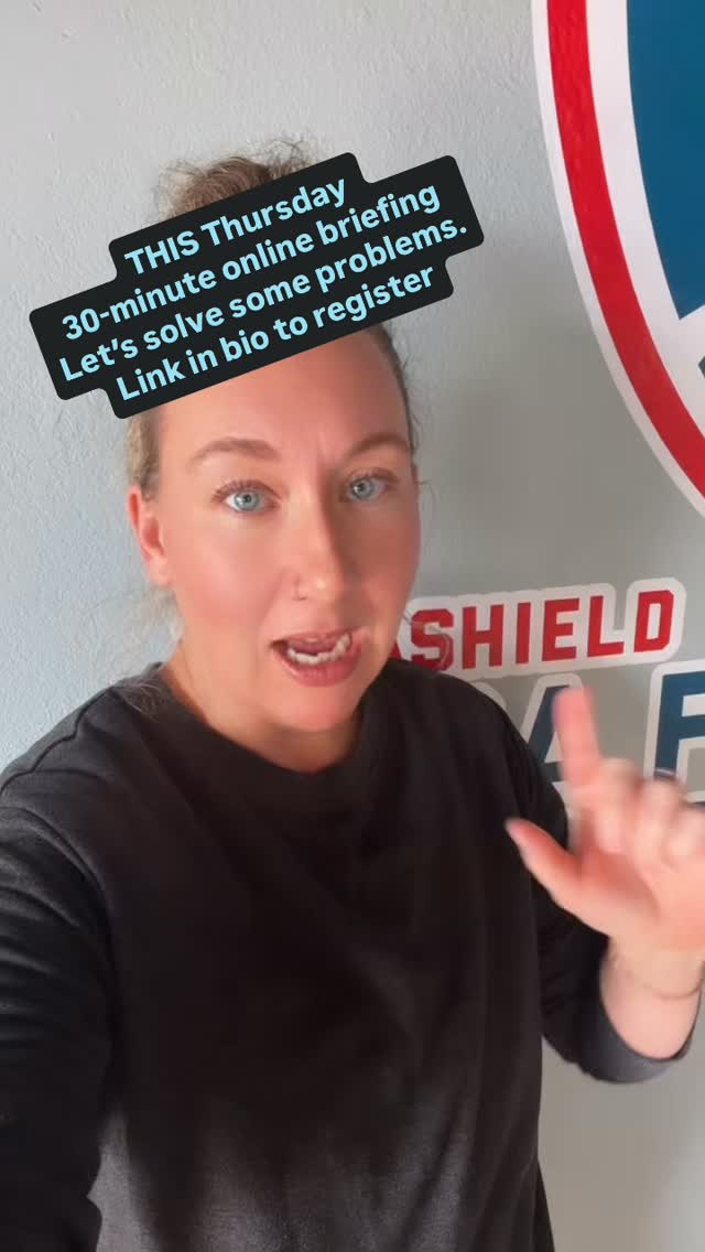 Second Thursday of every month we host a 30-minute online briefing. We drop some truth bombs. Register in bio and bring someone who needs to hear some truths. 💪