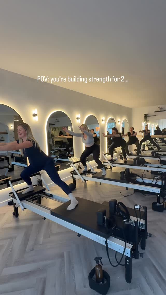 Strong mums in the making 🤍
Pregnancy doesn’t mean stopping, it just means moving a little smarter.
Our Core Bloom prenatal classes are designed to keep you strong, supported and feeling good through every stage.
extra bump = extra spice 🌶️
#prenatalpilates #reformerpilates