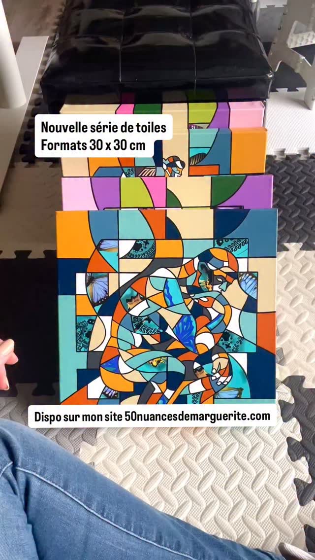 🎨 𝗡𝗼𝘂𝘃𝗲𝗹𝗹𝗲 𝘀𝗲𝗿𝗶𝗲 𝗱𝗲 𝘁𝗼𝗶𝗹𝗲𝘀 𝟯𝟬𝘅𝟯𝟬 𝗰𝗺 🆕
Disponible sur mon site 50nuancesdemarguerite.com
•
•
•
#artcontemporain #venusdemilo #lepenseur #maguyvaz #50nuancesdemarguerite