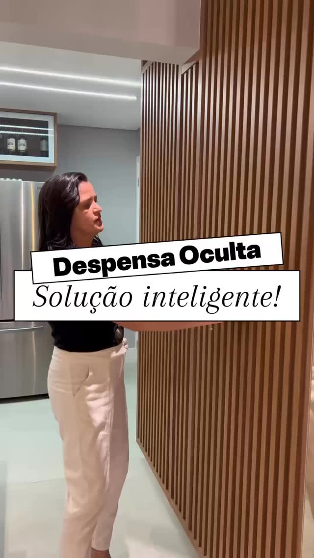 ✨ Dica de indispensável !
Fizemos uma despensa de forma oculta. Onde parece apenas um painel, mas na verdade escondem os alimentos armazenados.
Super funcional e discreta!
#móveisplanejados #despensa #designdeinteriores #moveissobmedida