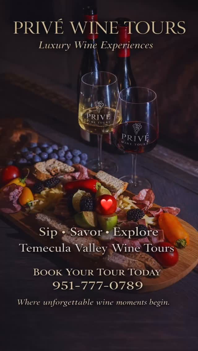 Looking for a reason to celebrate? Let Privé Wine Tours craft the perfect escape.
Sip, savor, relax, and let the good times uncork. 🍷
#PriveWineTours
#TemeculaWineCountry
#WineTour
#WineLovers
#SipAndSavor