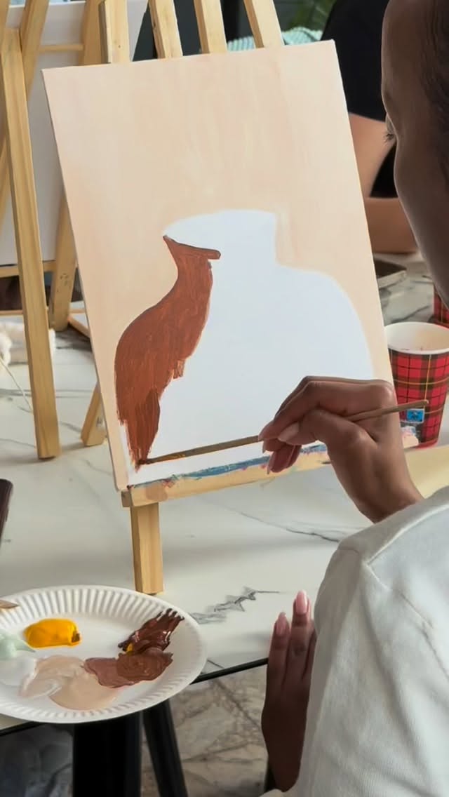 The most relaxing moment 🧑🏽🎨