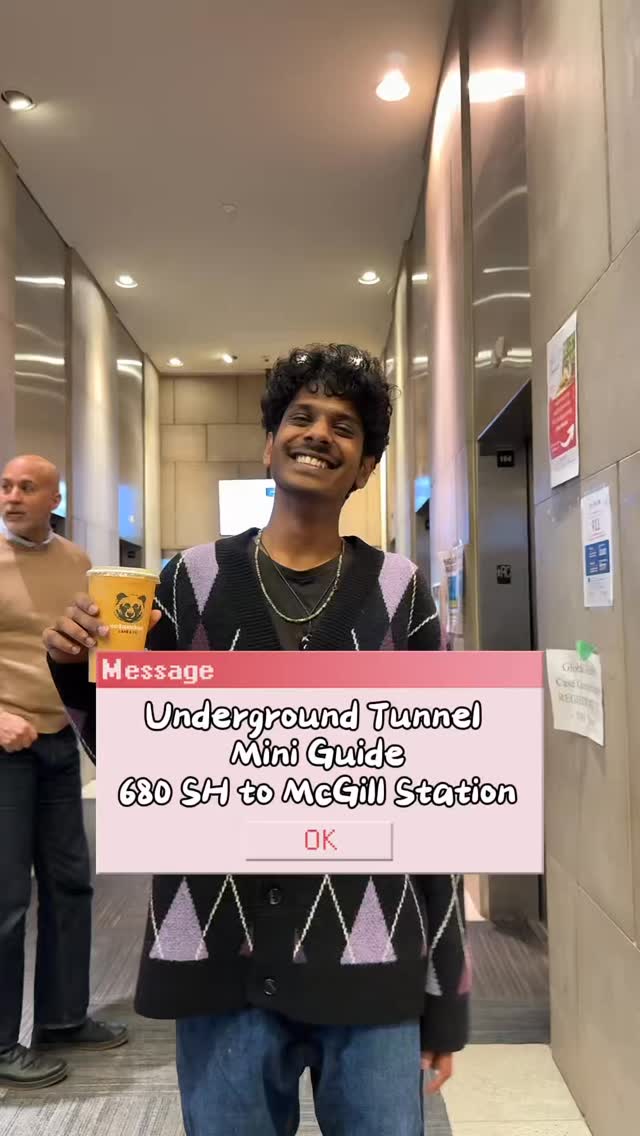 Did you know that there’s an underground tunnel that connects 680 Sherbrooke to the McGill metro station?
ℹ️The tunnel is open between 07:00 and 17:30, Monday to Friday.
Stay safe everyone in this slippery weather! 🌨️
Credits: @lynia.amore @sera_la_then.mp3