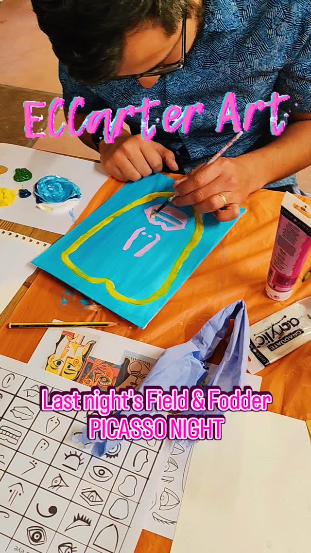 Wonderful night at @fieldandfodderdurham with the fabulous host - Chloe!
We looked at the abstract work of Picasso and created portraits in his style.
☀️Beautiful conversations
☀️Beautiful connections
☀️People just creating - no pressure!
If you would like to join the next one at @fieldandfodderdurham :
BLUEBELLS
10th April
7 - 9pm
Link in bio
Keep shining!
#sip&paint #durhamart #artclasses #paintingclass