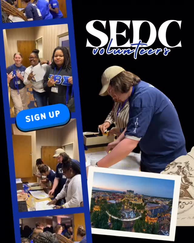 The Southeast District wants YOU to ✨serve✨ as a volunteer for the 2026 SEDC! 🤍💙
The link to the Sign Up Genius is in our bio! 🔗
#sedc2026 #tbsigma #kkpsi #service