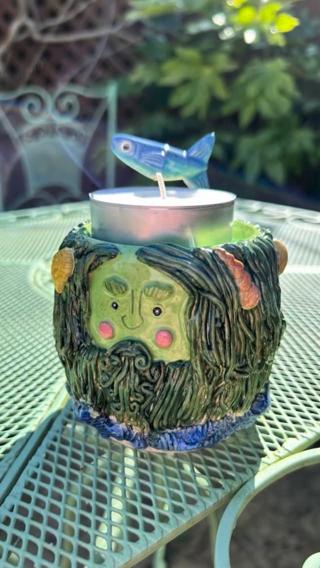 They are here! My hairy men! The Wild Man of Orford inspired candle holders or stem vases. I’m delighted with these and I can’t wait to take them to The Gladstone Maker’s Market this coming Saturday.
@gladstonepottery
#pottery #clay #stories #orford #folkstories