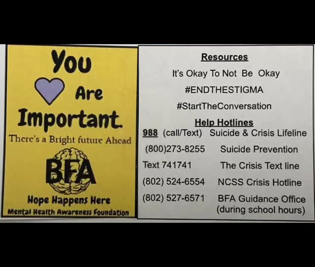 Yesterday I was invited by the BFA St Albans Hope Happens Here group to share during their enrichment period. I held a workshop for 32 students where I shared about Norah as well as the importance of kindness, connection and knowledge of supports in your community as well as reaching out to trusted adults and using and sharing the 988 ( Suicide & Crisis Lifeline) to talk to someone.
Students were able to make two bracelets, one to wear and one to share.