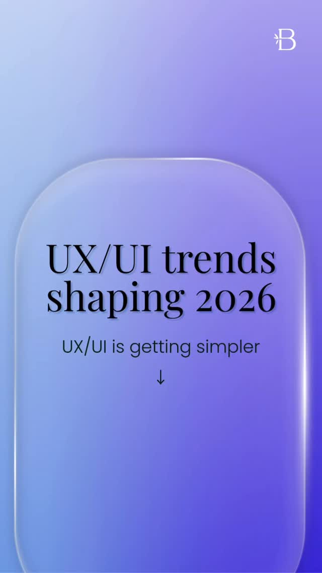 Great UX in 2026 isn’t about flashy interfaces - it’s about removing friction. Micro interactions, intuitive navigation, and clear visual hierarchy is the standard.