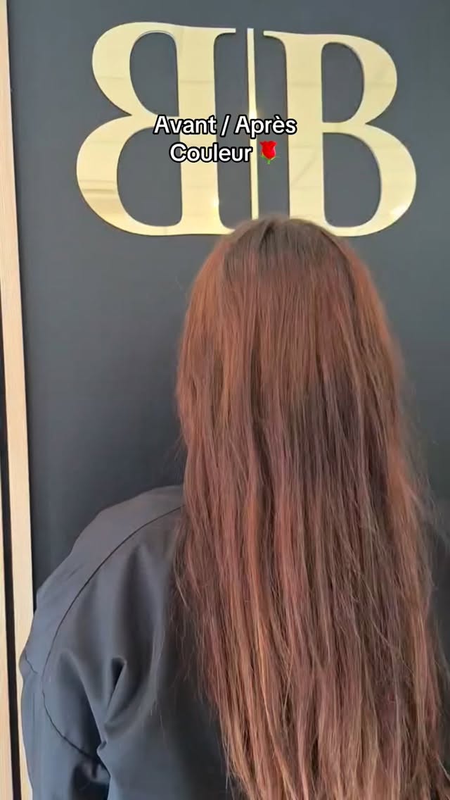 Avant/Après couleur #vitryenartois #coiffures #ombréhair