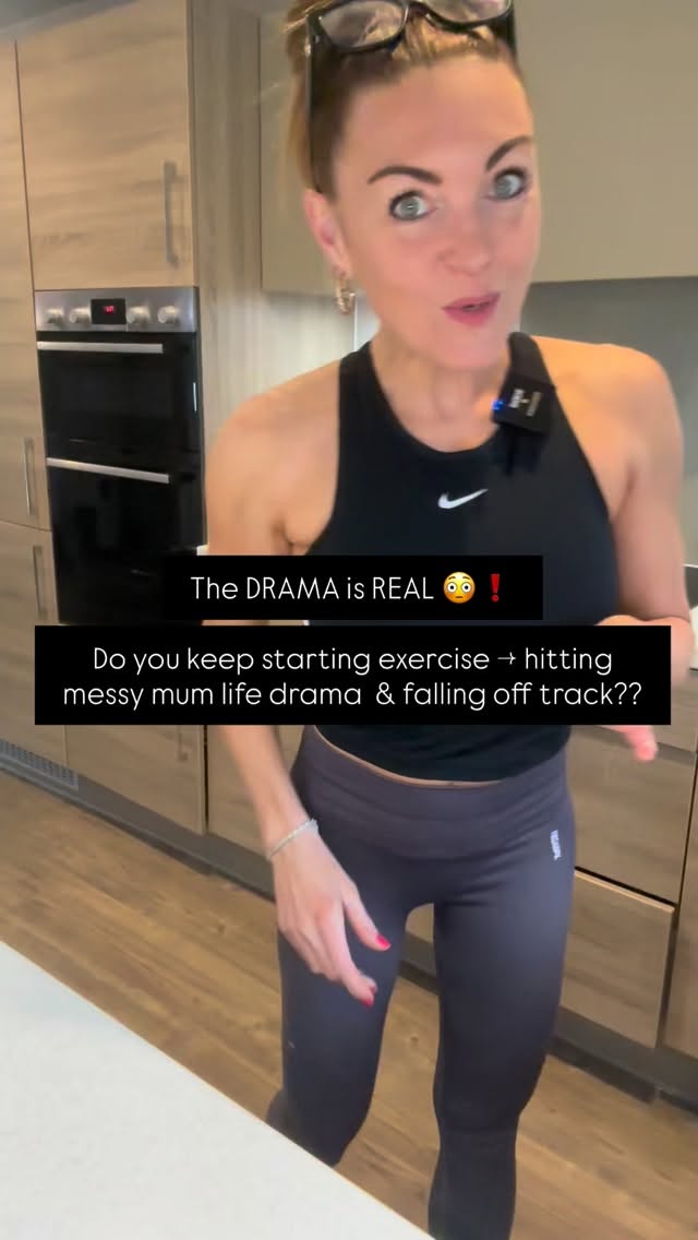 😳 Messy weeks DON’T ruin progress but quitting does ❤️
Do you keep starting exercise... then falling off track a few weeks later?
Ladies - my drama is ridiculous! And of course it affects my time, motivation, eating habits, headspace - COVID also meant a little time off exercise 😷 But that’s not me failing, and so I would never quit?
But are you stuck in the start-stop cycle? 🔁
If you’re not seeing changes in your body, could this be why...? IFKYK! 😉😏
The real problem is when life starts giving MESSY 🙈 Youbed up in this cycle 🔁
You begin your fitness journey full of good intentions 👇
Then normal mum life happens:
A sick child. You feel run down. A busy week. A birthday or family event… LIFE CHAOS 😵💫
You miss a few workouts...
...and suddenly the guilt kicks in. You think you’re failing.
👉So you quit 👈
Then eventually later you start again. But the same thing happens.
You’re stuck in the cycle 🫣 If you need me to help you - reach out!
And if it KEEPS happening, you probably need to be on one of my app programs - the RESET or the Core Builder - for a private inbox to contact me and lots of accountability 😅 It’s been working for hundreds of you 😍!
REAL progress comes from continuing after the messy weeks + knowing it it’s ok to have time off, it’s not failing, it’s life 🙏
So if you’ve fallen off track recently... it’s ok. Don’t quit. Press play 👇
⭐️ Just take ONE tiny step forward today.
⭐️ That’s how change actually happens
✅ Messy weeks DON’T ruin progress but quitting does ❤️
#katesmumfitclub #mummymotivation #legsbumsandbubbas #motherhoodjourney #workoutsforwomen