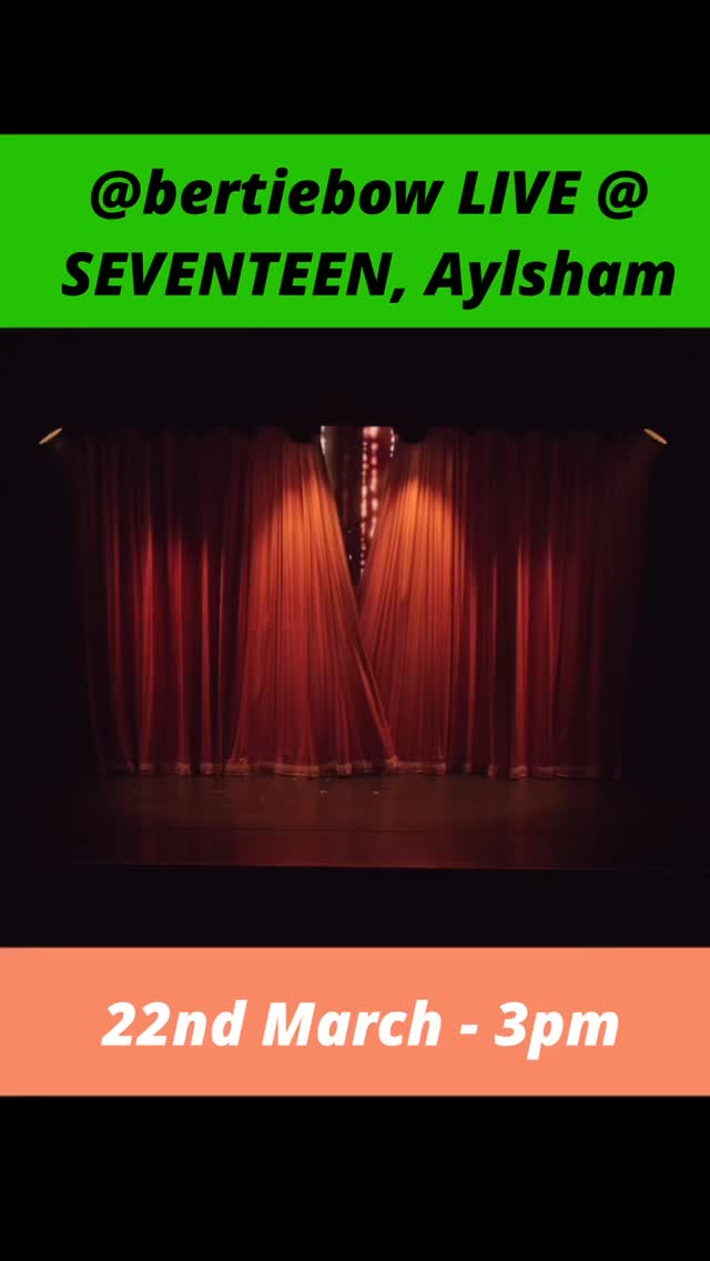 I’ve been doing a lot of playing outside lately so it’s lovely to be doing an inside gig next week! @seventeen_aylsham on 22nd March at 3pm.
I’ve put together a programme of instrumental pop, classical, a bit of jazz and some Poppyland Songs too. Come to listen, sing a long and drink delicious coffee. ☕️🎻
#aylsham #norfolkgigs #livemusic