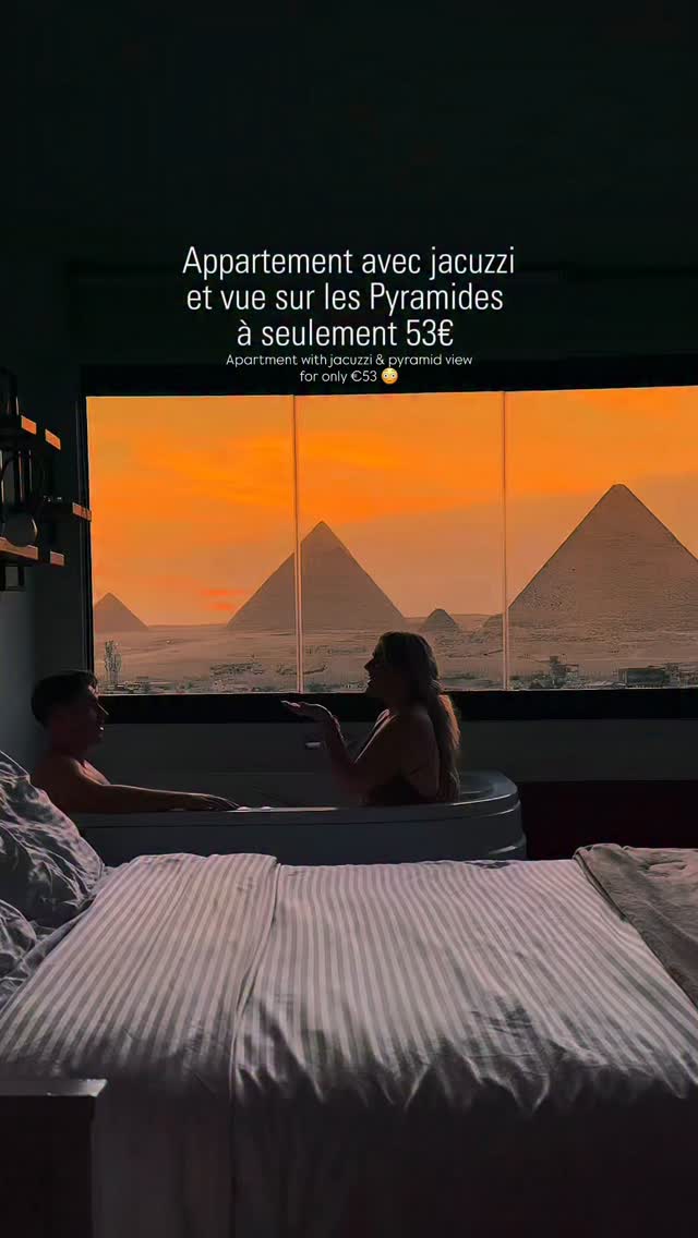 Si tu suis déjà @pretadecoller, tu sais qu’ici on ne plaisante pas avec les bons plans voyage 🧳💰
Alors pouvoir dormir face aux pyramides pour seulement 53€, c’était LE bon plan qu’on devait te partager !
🛏️ vue directe sur les Pyramids of Giza
🛁 jacuzzi avec les pyramides en face
🌅 lever de soleil complètement irréel
Ce n’est pas un hôtel mais un appartement à Gizeh, disponible sur Booking.com 📆
Si tu veux le lien :
abonne-toi à @pretadecoller et commente “PYRAMIDES”.
Tu recevras le lien directement en message privé 👀
On vous partage les hôtels les plus incroyables et les meilleurs bons plans voyage partout dans le monde 🌍🔥
____
If you already follow @pretadecoller, you know that here we don’t joke about travel deals 🧳💰
So being able to sleep facing the pyramids for only €53 was THE travel deal we had to share with you.
🛏️ direct view of the Pyramids of Giza
🛁 jacuzzi facing the pyramids
🌅 a completely unreal sunrise
It’s not a hotel but an apartment in Giza, available on Booking.com 📆
If you want the link:
follow @pretadecoller and comment “PYRAMIDS”.
You’ll receive the link directly by private message 👀
We share the most incredible hotels and the best travel deals all around the world 🌍🔥
#travel #egypt #pyramide #voyage #egypte
