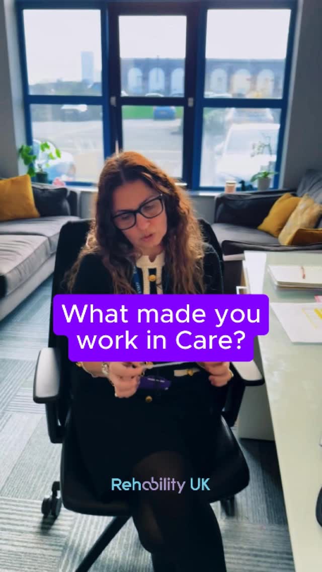 We asked our Chief Operating Officer, Cristina, what first drew her to a career in social care.
For her, it has always been about giving back and the genuine fulfilment that comes from looking after people.
That passion for making a positive difference is at the heart of everything we do.
If you also work in care, what’s your ‘why’? We'd love to hear what inspired your journey in the comments!
#mentalhealthtiktok #rehabilityuk #mentalhealth #workingincare #carejobs