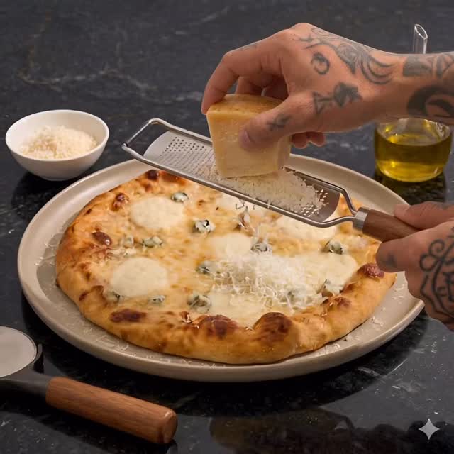 Nueva pizza Quattro Formaggi. Para los verdaderos amantes de mucho queso. 🧀
#bittapizza #coolpizza